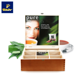 Cutie de lemn pentru ceai Tchibo Pure Tea Selection 