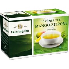 Bünting Tee ceai verde cu lămâie și mango , 20 buc. de plicuri