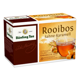 Rooibos caramelă Bünting Tee 20buc. ceai la plicuri 