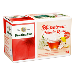 Bünting Tee flori de soc și gutuie, 20 buc de plicuri 
